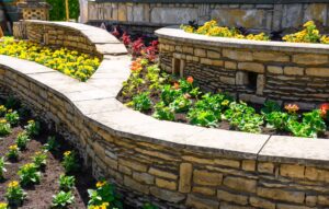 hardscaping and garden features